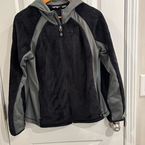 Black and Gray Hooded Jacket